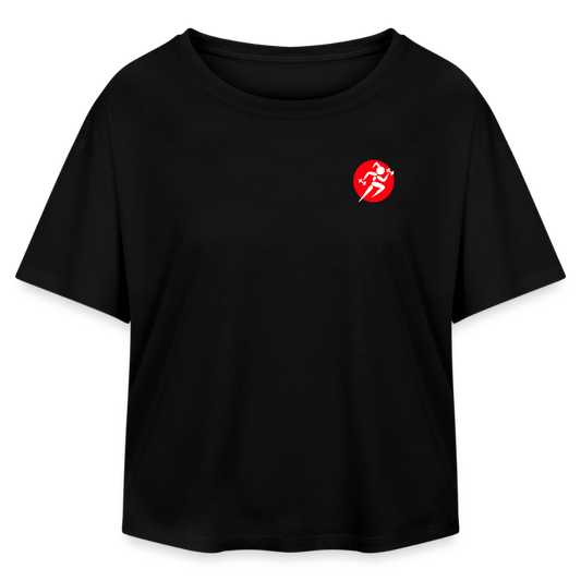 Relaxed Fit Women's Modal Cotton T-Shirt by Stanley/Stella - black