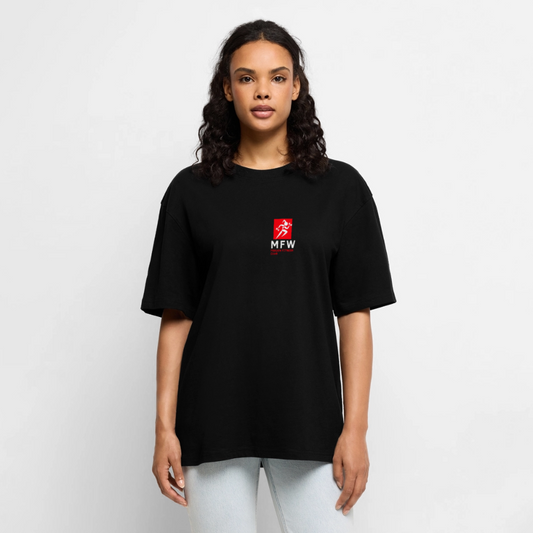 Bio-Baumwolle Premium Oversized T-Shirt - black