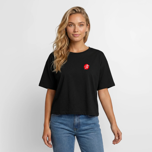 Relaxed Fit Women's Modal Cotton T-Shirt by Stanley/Stella - black